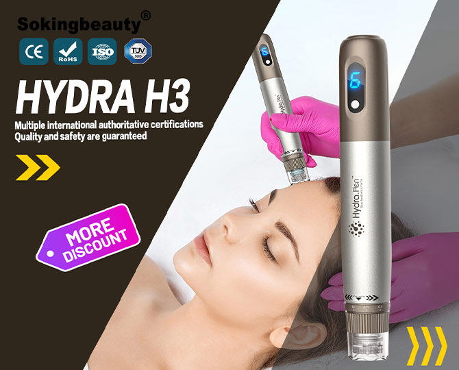 Microneedling pen for skin care