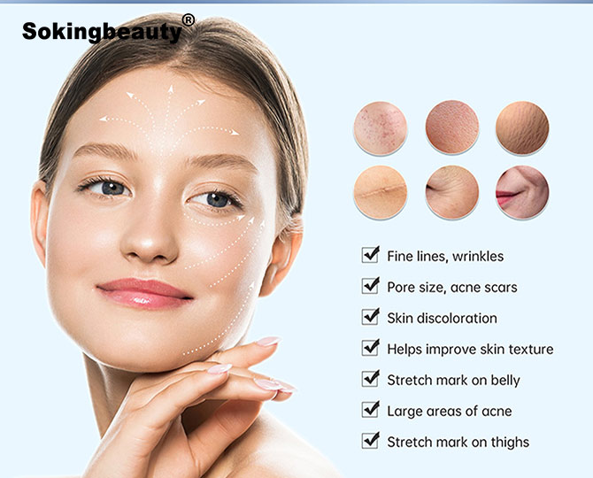 Blue red light therapy pen