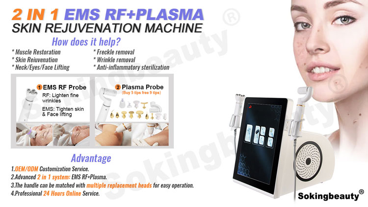 Salon plasma skin rejuvenation device
