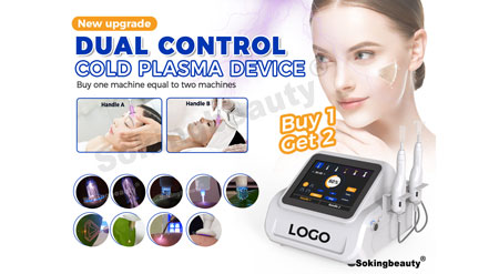 Cold and Warm Plasma Skin Care Machine