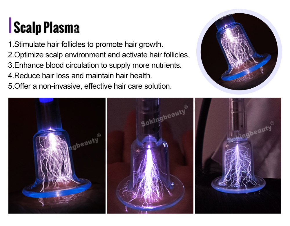 OEM hot and cold plasma beauty machine
